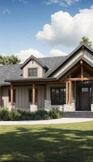 Balsam Ridge is proof that a little texture and tone can create a whole lot of curb appeal.

Soft tones, layered textures, and warm wood accents come together in this project in a way that feels easy, but there is intention behind every detail. This home is all about creating contrast and balance without overdoing it.

Project: Balsam Ridge
Design By @bossdesignltd 

YEG Custom Home Design | YEG Homes | YEG New Home Design | YEG Modern Exterior | Modern Design | Exterior Design